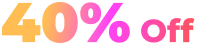 40% off