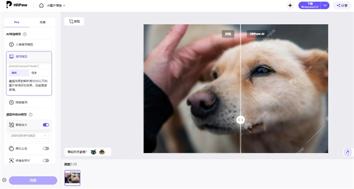 使用HitPaw Online Photo Enhancer提高照片解析度