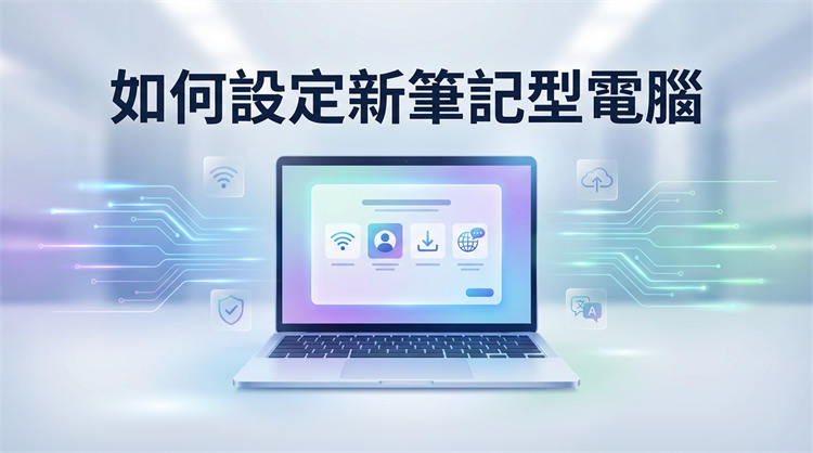 process to setup a brand new laptop