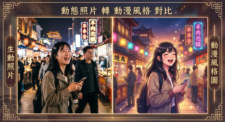 Ai 圖生圖動漫風格