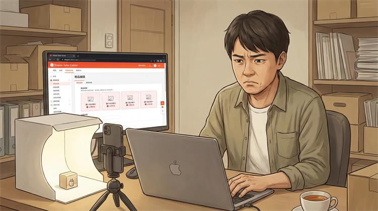 蝦皮上傳照片模糊失敗