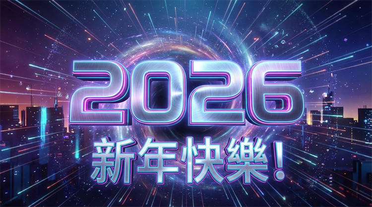 2026新年快樂 gif