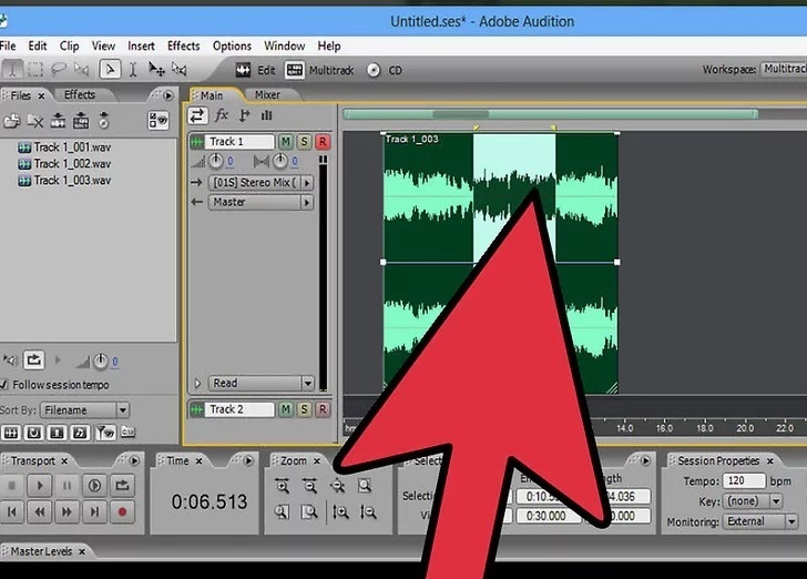 Adobe audition,音訊剪輯