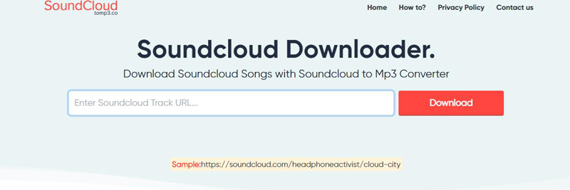 SoundCloud toMp3.co