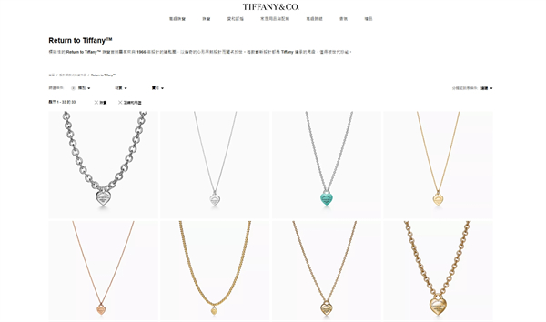Tiffany & Co. 心形吊墜項鍊