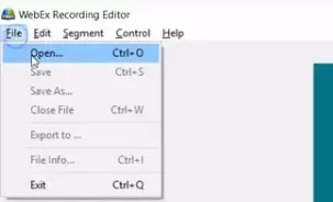 Cisco WebEx Player