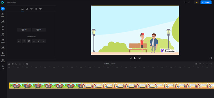 clideo將影片鏡像反轉
