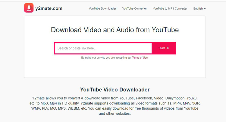 YouTubeMP3下載在線工具,Y2Mate