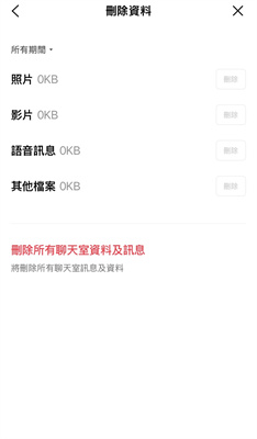 LINE快取或資料損壞