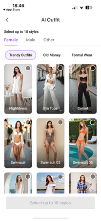 vivid glam給照片換衣服