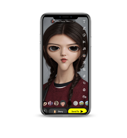 Snapchat童顏濾鏡APP