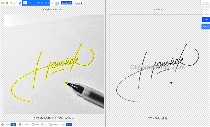 Clipping Magic文字去背工具