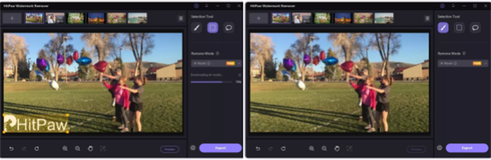 HitPaw FotorPea去除照片浮水印