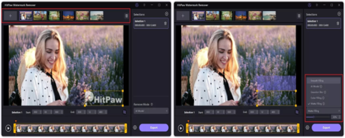 HitPaw VikPea去除影片浮水印