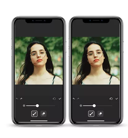 Inshot消除照片反光