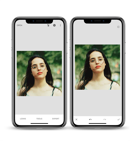 Snapseed消除照片反光