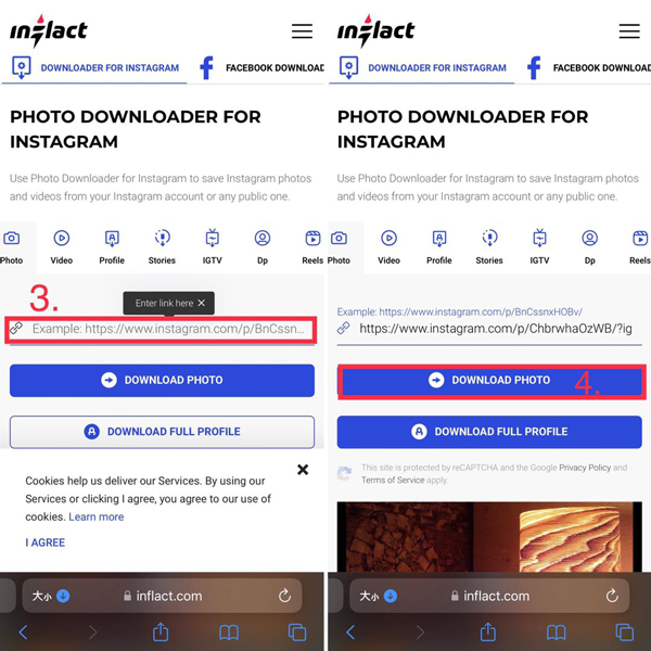 Inflact,手機下載IG照片