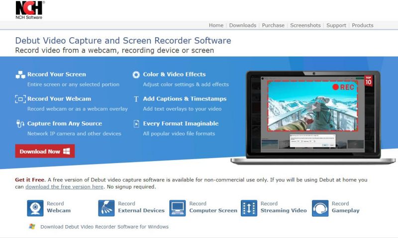 NCH - Video Capture Software