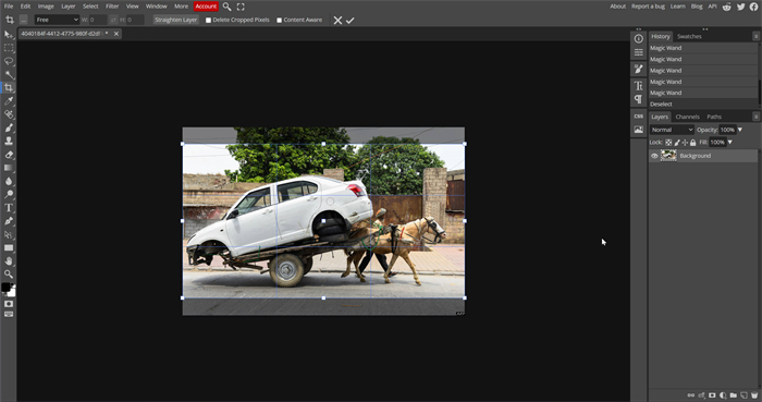 photopea基礎編輯功能