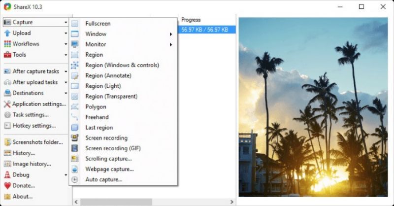 ShareX,Win10螢幕錄影軟體