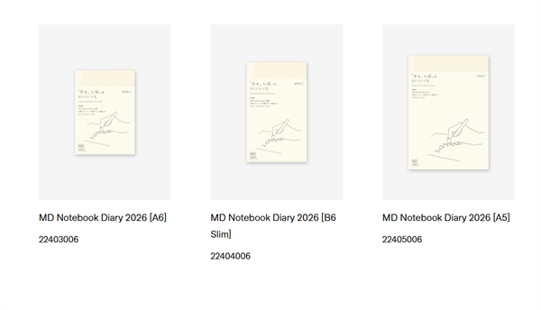 Midori MD Notebook Diary