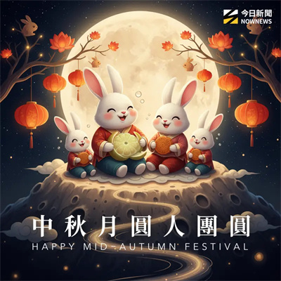 中秋月圓人團圓