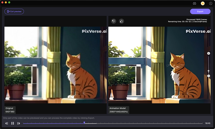hitpaw vikpea增強AI影片