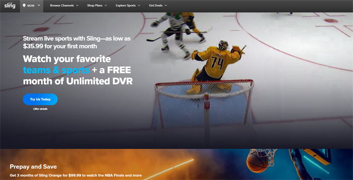 Sling TV線上看MLB比賽