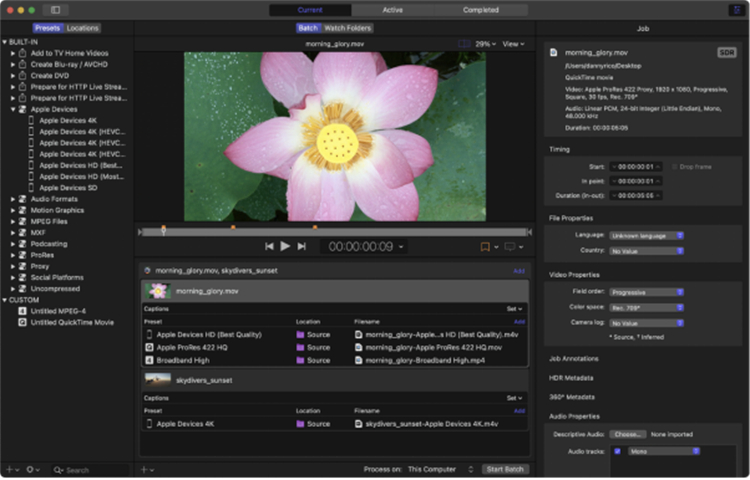 MOV 壓縮Compressor