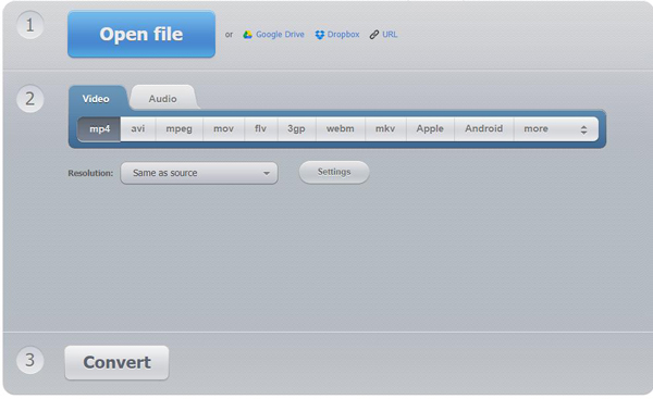 Video Converter,在線MP4轉換器