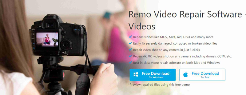 影片修復軟體Remo Video Repair