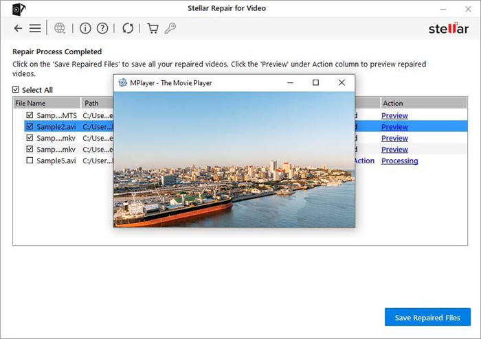 Stellar Video Repair