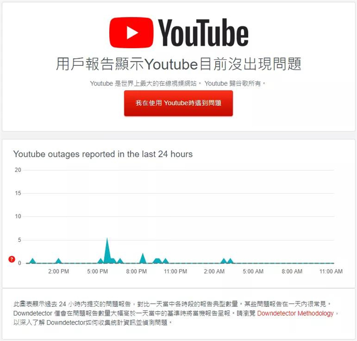 檢查youtube伺服器