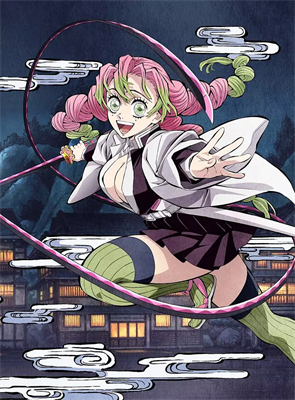 Mitsuri Kanroji Demon Slayer Figur Liebessäule